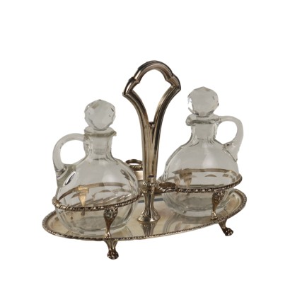 Silver Oil Cruet F.lli Zaramella Padova