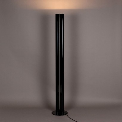 Artemide Megaron Lampadaire Vintage Aluminium Années 80