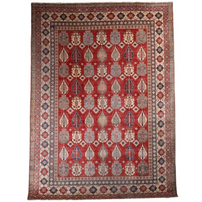 Antique Herat Carpet Wool Heavy Knot Pakistan 147 x 107 In