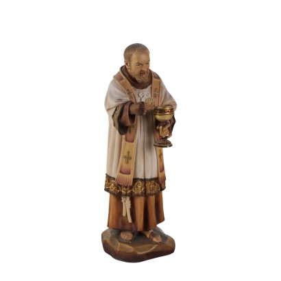 Wooden Padre Pio Val Gar Manufacture