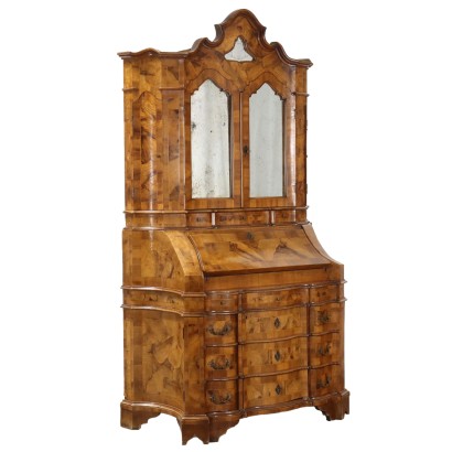 Antique Trumeau Baroque Style Walnut Italy XX Century