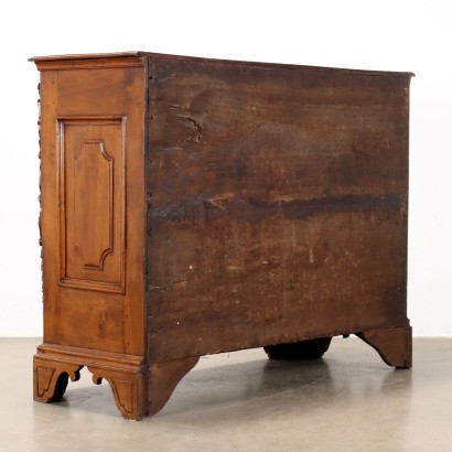 Chest of Drawers, Baroque Chest of Drawers in Walnut