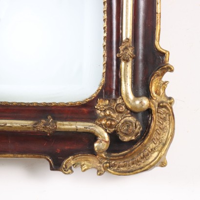 MIRROR,Golden Wood Mirror