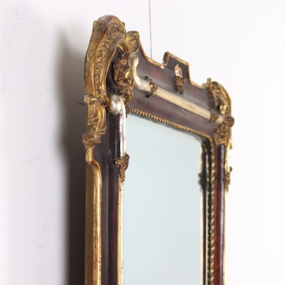 MIRROR,Golden Wood Mirror