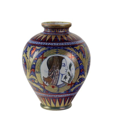 Vaso in Maiolica Manifattura di Gualdo Tadino