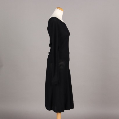 Robe en tricot noir Alaia