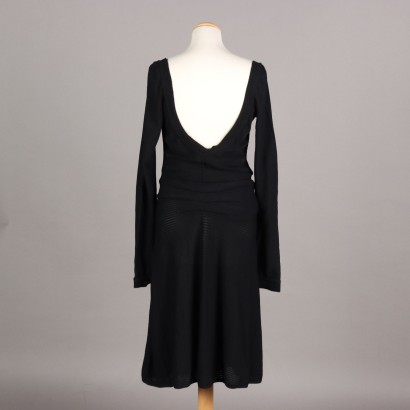 Vestido de punto negro Alaia