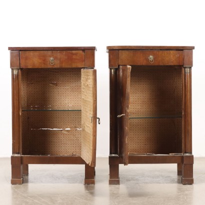 Pair of nightstands,Pair of nightstands,Pair of Empire nightstands