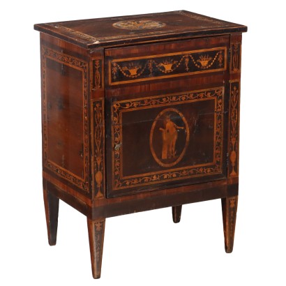 Bedside Table,Neoclassical Bedside Table