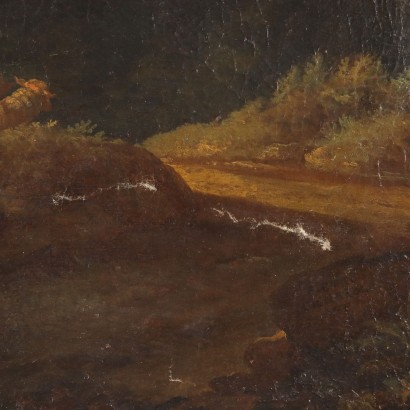 Peinture Paysage avec troupeaux, Peinture de Pietro Cignaroli, Paysage avec berger et troupeaux, Pietro Cignaroli, Pietro Cignaroli, Pietro Cignaroli, Pietro Cignaroli