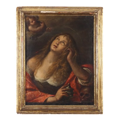 Pintura de la Magdalena penitente