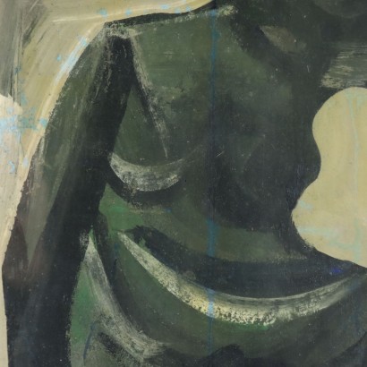 Painting by Mario Sironi,Female figure,Mario Sironi,Mario Sironi,Mario Sironi,Mario Sironi