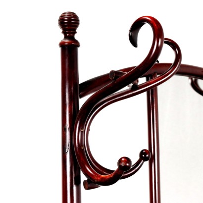 Coat rack with mirror