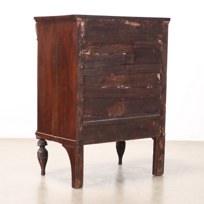 Nightstand,Empire Nightstand in Walnut