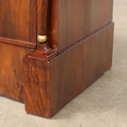 Pair of nightstands, Empire Walnut Nightstands Beginnings 0apostroph