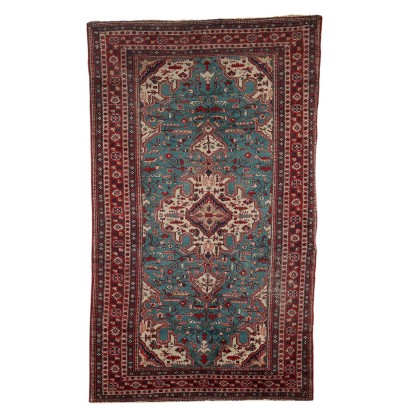 Tapis Shirvan Ancien Coton Laine Noeud Fin Russie 275 x 175 cm