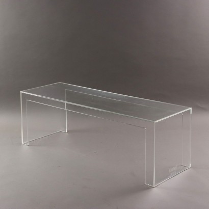 Kartell Invisible Low Coffee Table Design Tokujin Yoshioka Italy 2010