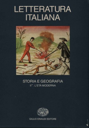 Letteratura italiana. Storia e geografia (Volume II)