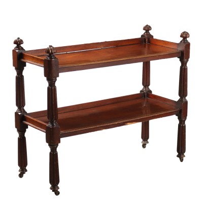 Antique Étagère Mahogany Carvings Decorations United Kingdom '800