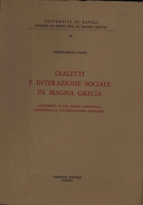 Dialetti e interazione sociale in Magna Grecia