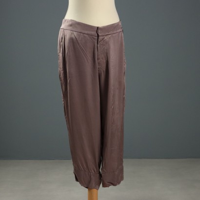Marni Capri Trousers Second Hand Rayon Fiber Size 12 Italy