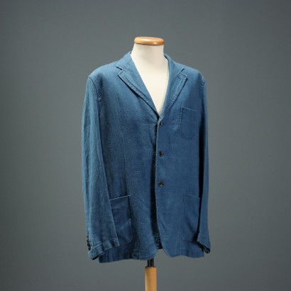 Paoloni Men's Blazer Linen Second Hand UK Size 40 Italy