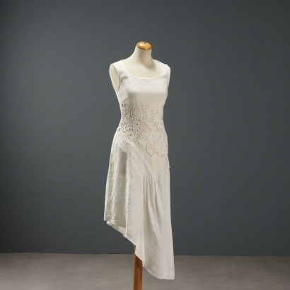 Mariella Burani Dress Linen Second Hand UK Size 14 Italy