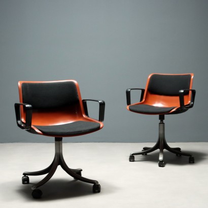Tecno Modus Chairs Vintage Design Osvaldo Borsani Italy 1980s