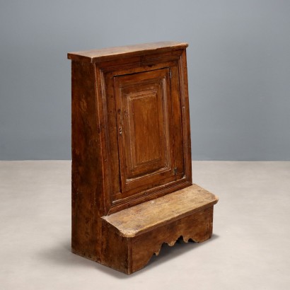 Antique Prayer Desk Baroque Walnut Oak Italy XVIII Century