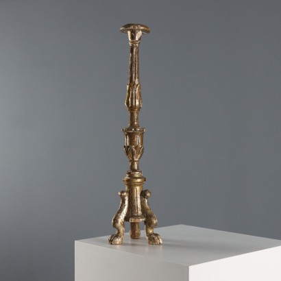 Carved and Gilded Wooden Torchlight in Mecca