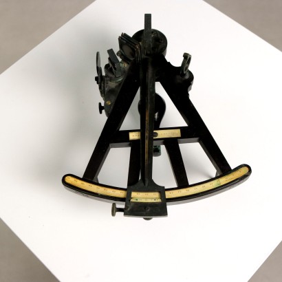 Antique Octant with Ebony Case Hughes London London XIX Century