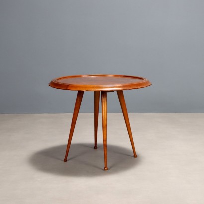 Vintage Coffee Table Wood Design Italy 1950s