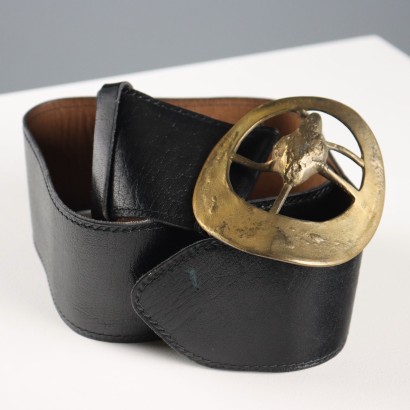 Vintage Belt Il Sellaio Leather Bronze Italy 1970s-1980s