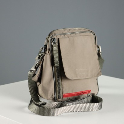 Prada Shoulder Bag Nylon Green Italy Second Hand