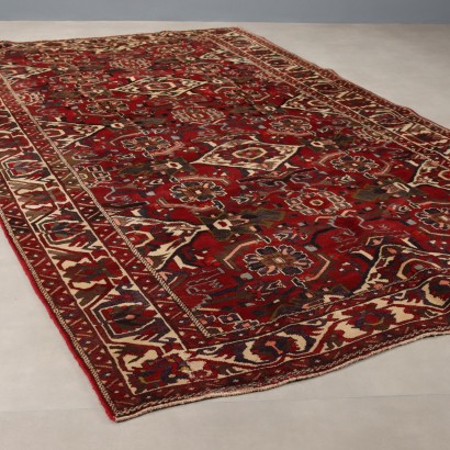 Antique Asian Carpet Wool Cotton Heavy Knot 138 x 78 In