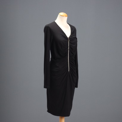 Versace Collection Dress Rayon with Drape UK Size 14 Second Hand