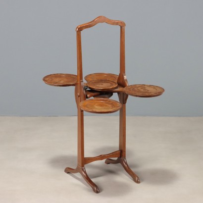 Antique Valet Small Table Walnut Italy XIX Century