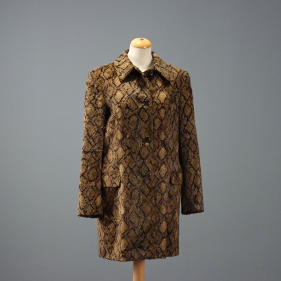 Versace Jeans Couture Overcoat Cotton UK Size 10 Second Hand