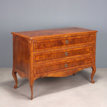 Antique Chest of Drawers Neo-Classical Poplar Italy XVIII Century