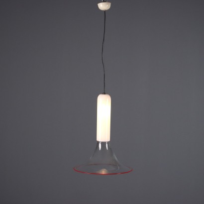Leucos Samanta Lamp Vintage Design Roberto Pamio Glass 1970s