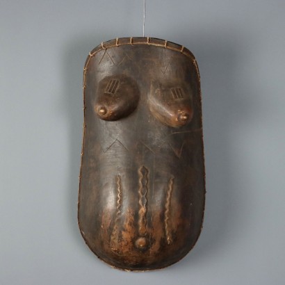 Wooden Breastplate Makonde Art Mozambique Africa XX Century