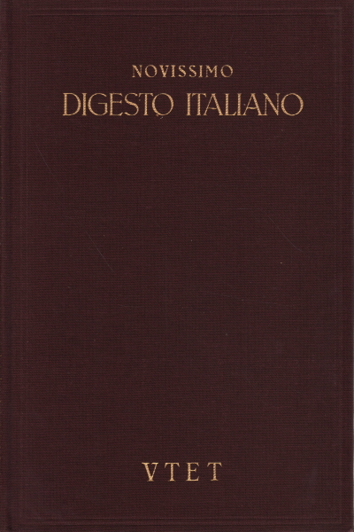 Novissimo digesto italiano. Band VI: DIT-FALL, Antonio Azara Ernesto Eula