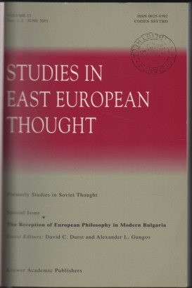 Studies in East European thought 2001, vol.53