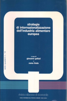 Strategie di internazionalizzazione dell'industria alimentare europea