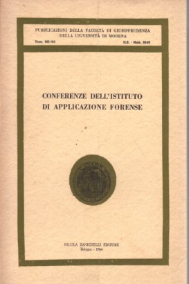 Conferenze dell'Istituto di Applicazione Forense