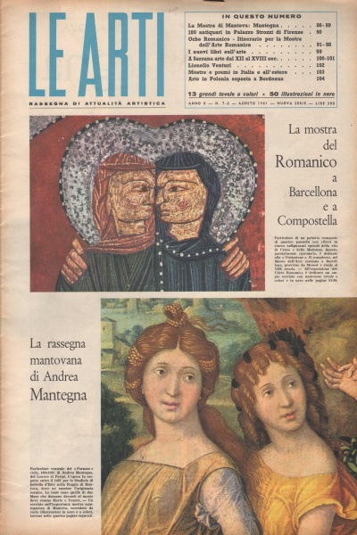 Le Arti. N. 7/8 - Agosto 1961, AA.VV.