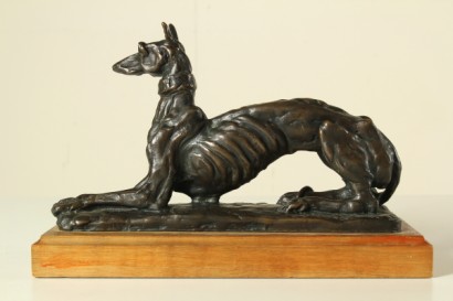 art, twentieth century, bronze of Antonio Ligabue, Antonio Ligabue, Greyhound of Antonio Ligabue, #dimanoinmano, #arte, #artecontemporanea, #AntonioLigabue, #bronzodiAntonioLigabue