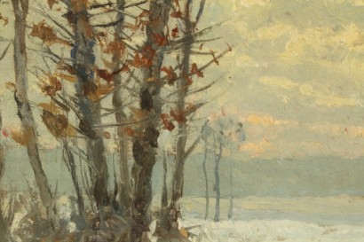 Paesaggio invernale di Luigi Comolli