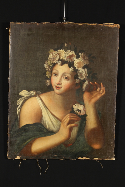 Flora, Art, Antique Painting, Dimanoinmano.it