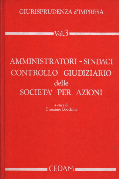 Directores - Auditores - Control judicial d, Ermanno Bocchini